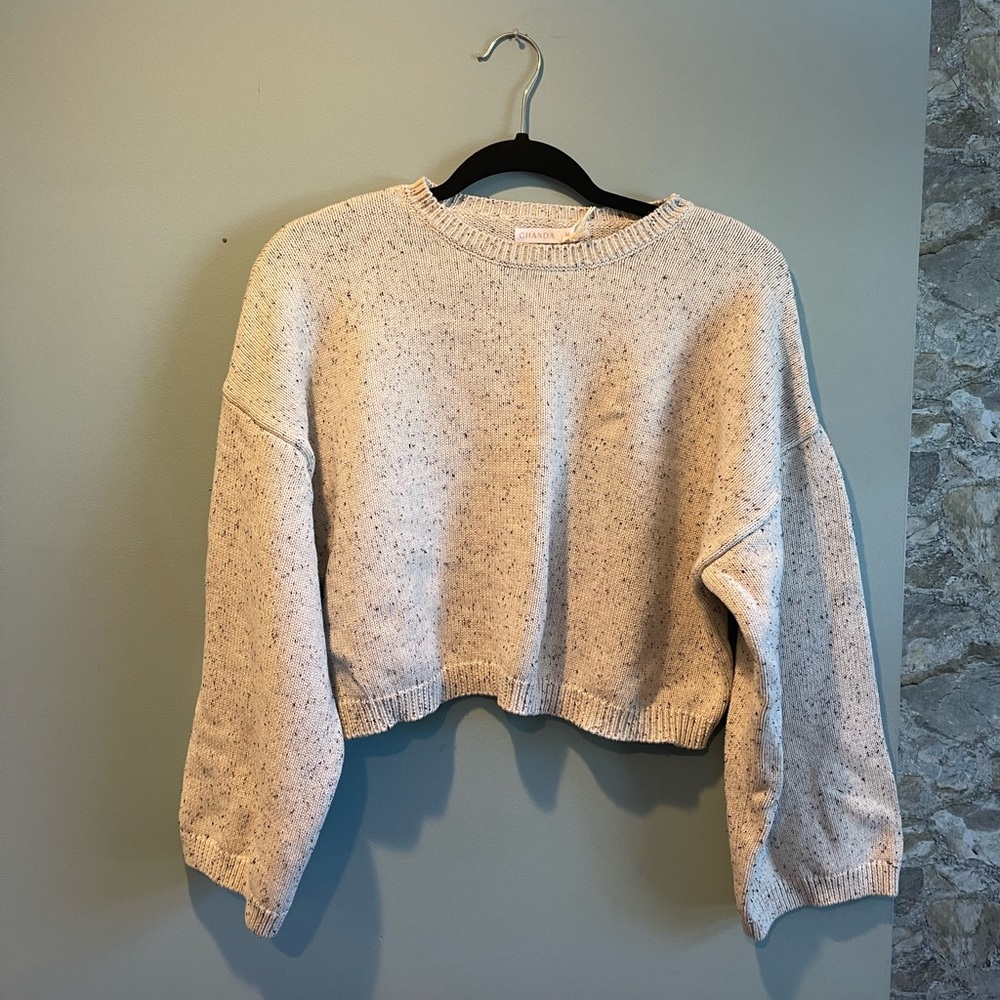 Cropped sweater